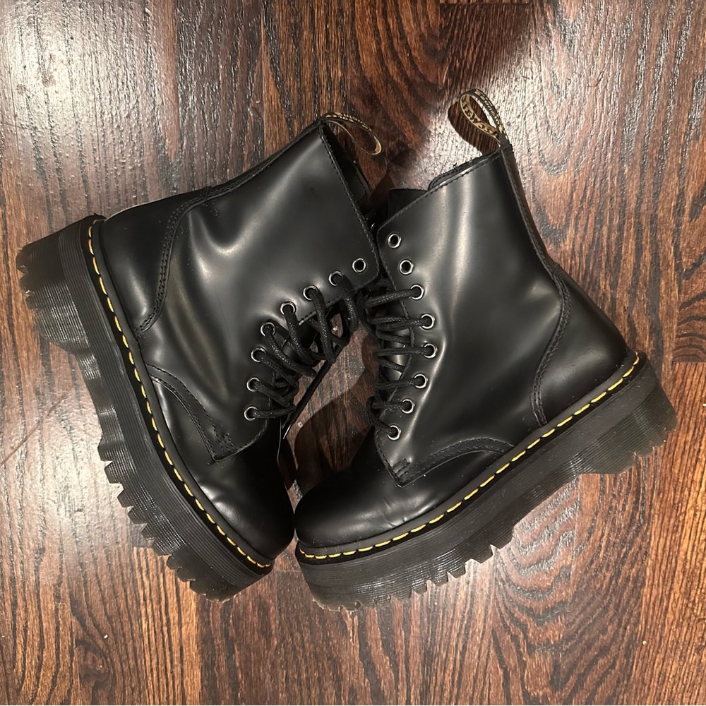 Dr. Martens Black Platform Boots